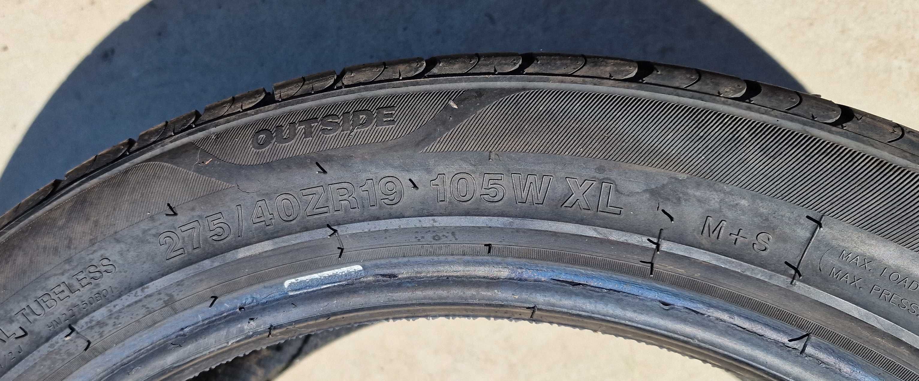 Летни Гуми Спорт Пакет 245 45 19 / 275 40 19 DOT 1523 6мм грайфер