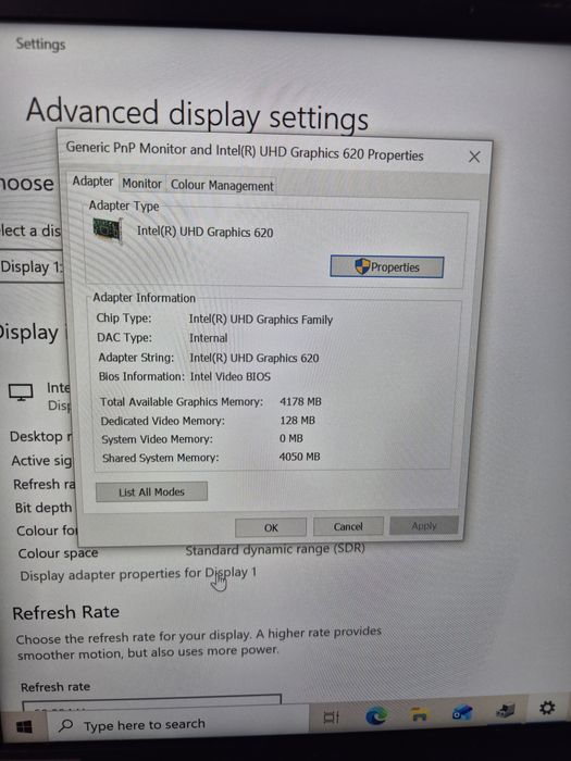 Laptop slim Lenovo i5 8th ssd ddr4