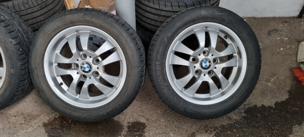 Jante bmw 16" style 154 anvelope iarna 225 50 16