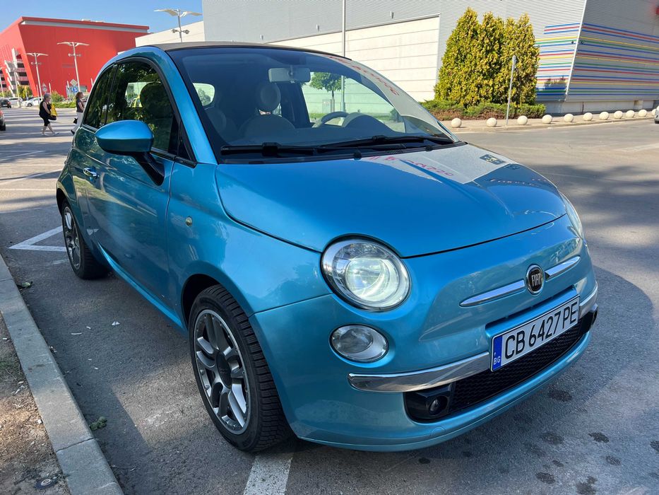 Fiat 500 КАБРИО  1.2 бензин ПЕРФЕКТЕН !!!