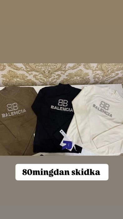 Har hil turdai kiyimlar sotiladi