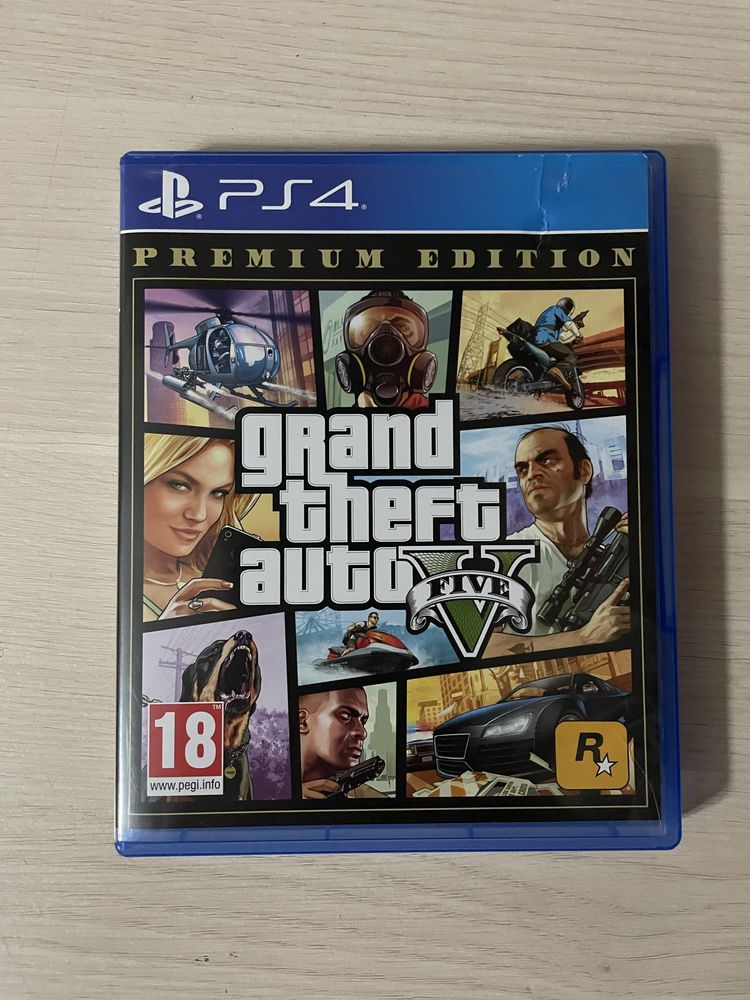 Продам диск GTA V на PS 4