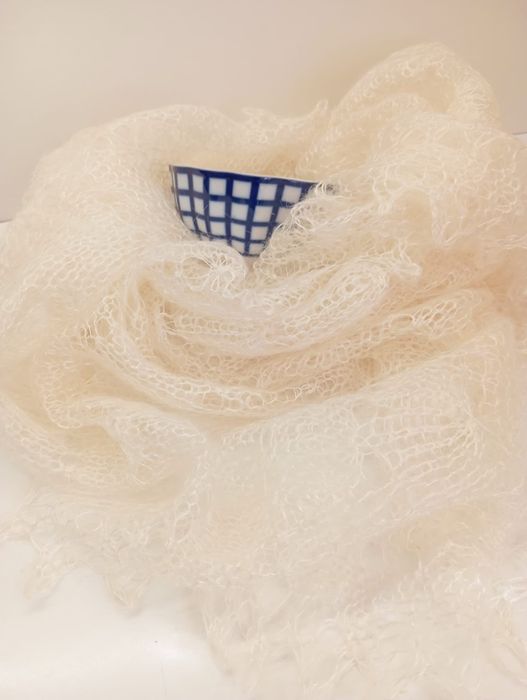 Руски шал от кози пух.