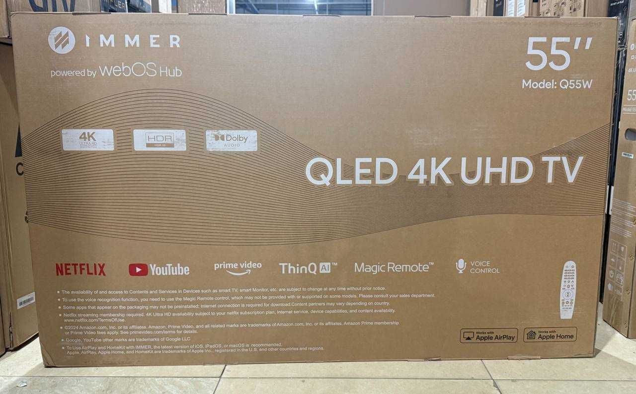 Телевизор IMMER 43"-- 98" 4K UHD Smart TV +доставка +Доставка