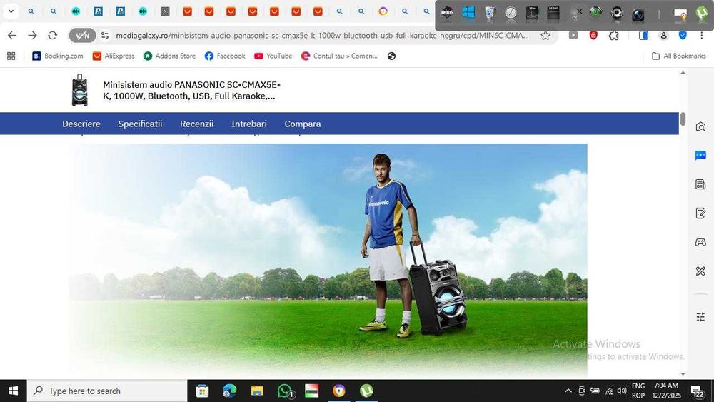 Vand-Cumpar boxa PANASONIC SC-MAX5