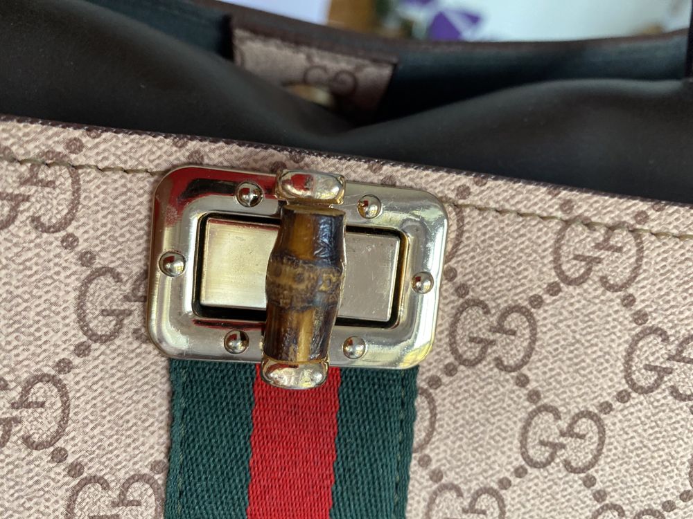 Geantă Gucci roz pudrat