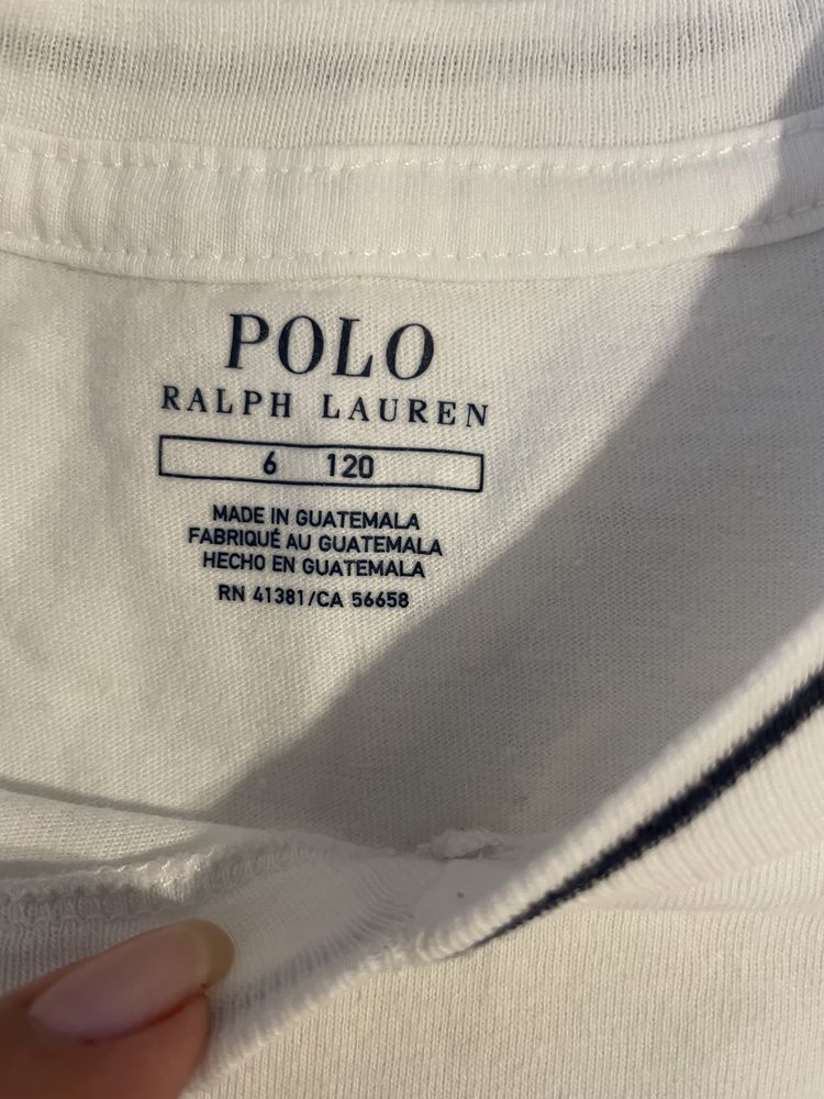 Vand tricouri originale  Polo Ralph Lauren pentru copii 6-7 ani