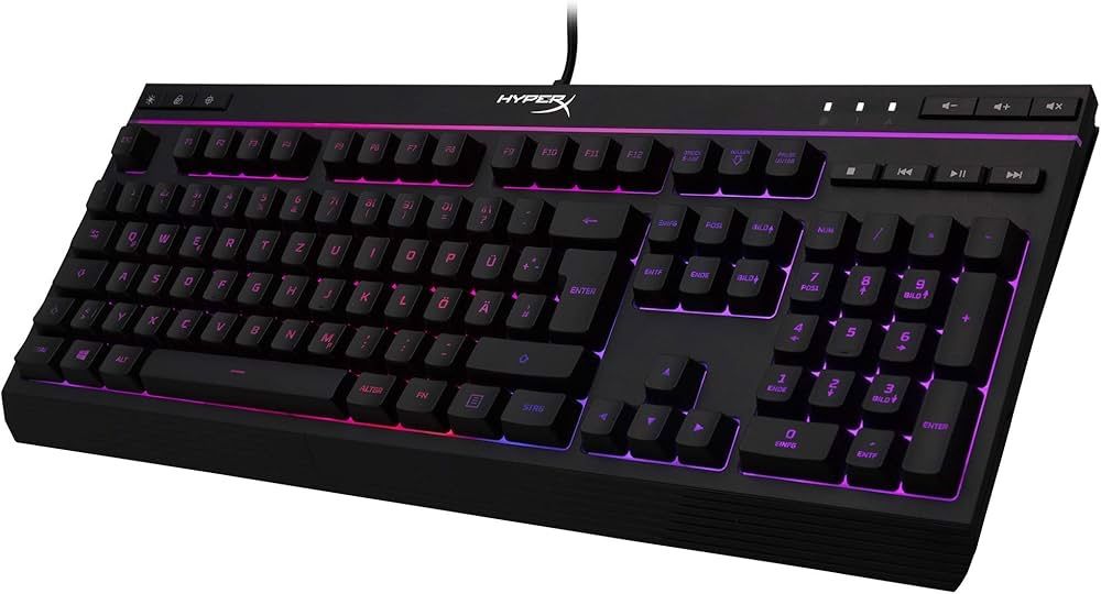 мембранная  HyperX Alloy Core RGB. клавиатура