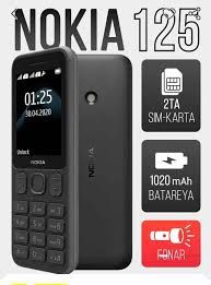 Nokia 125 knopkali telefoni sotiladi yangi