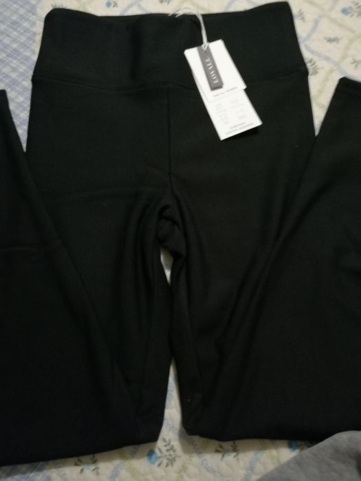 Pantaloni elastici femei mar S negri noi