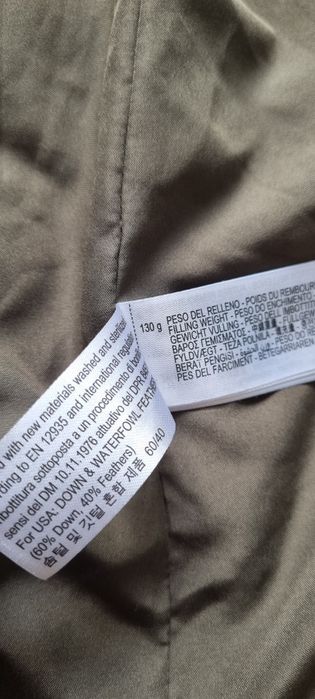 Geaca extra lunga dama Zara masura XS-S umplutura de puf