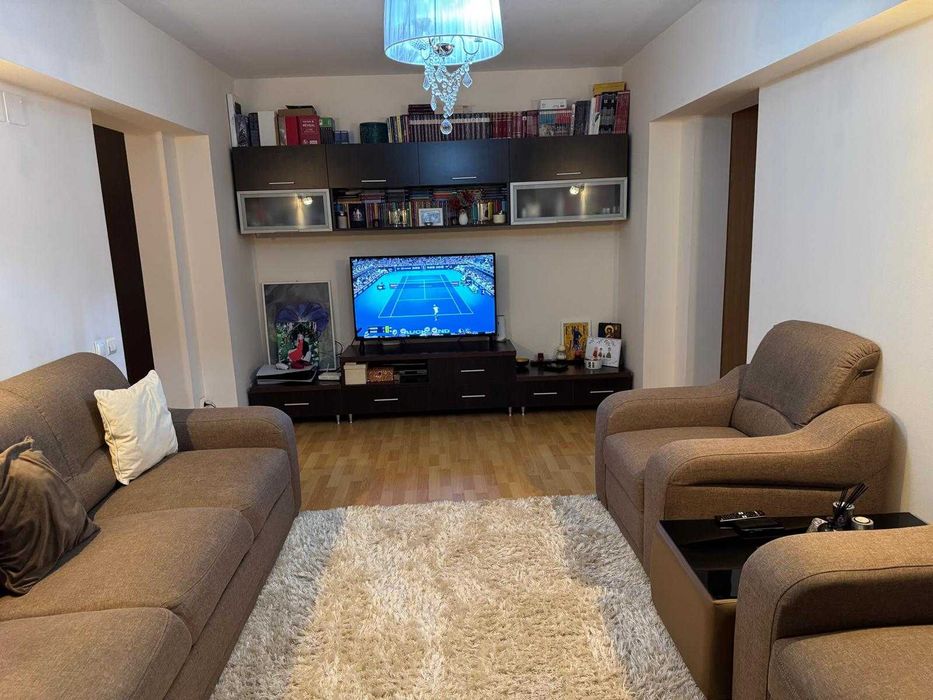 PROPRIETAR - Apart. 3 cam, complet utilat si mobilat, zona Apusului