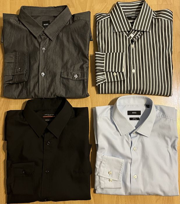Рубашки Hugo Boss. Pierre Cardin мужские