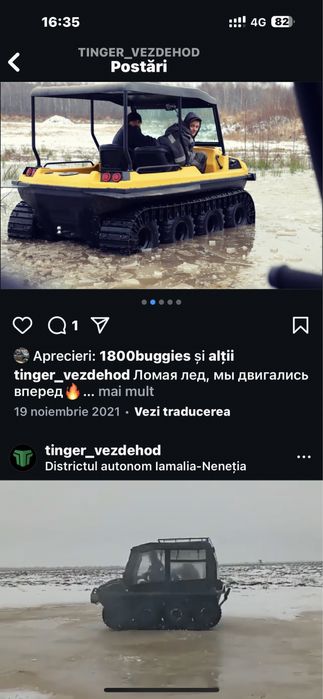 Tinger Armor atv utv snow mobile all terrain nu Argo vanatoare