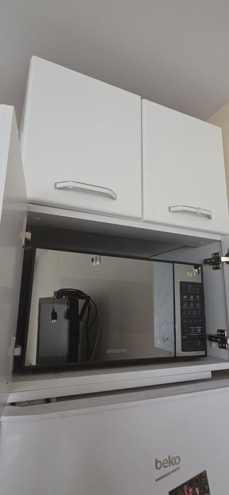 Кухня MDF бял гланц