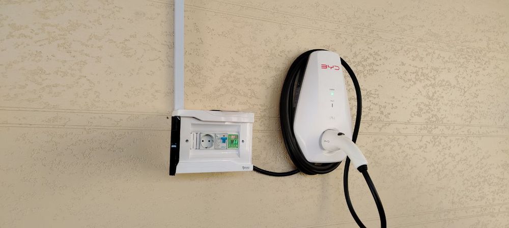 Электромобил зарядка установка 100$