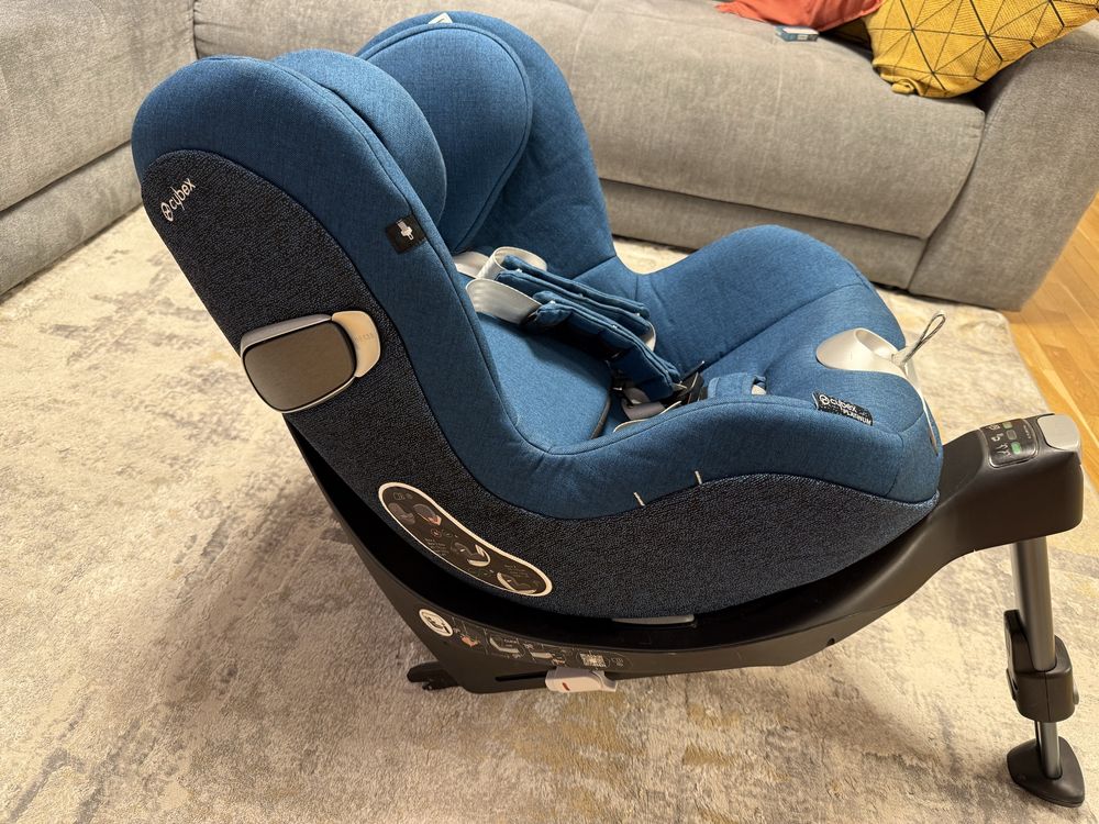 Scaun Auto Bebe/Copil Cybex Sirona T i-Size cu Bază