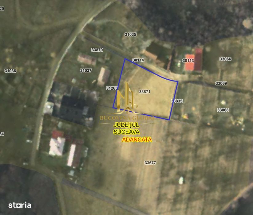 Vând teren 14 ari in comuna Adâncata