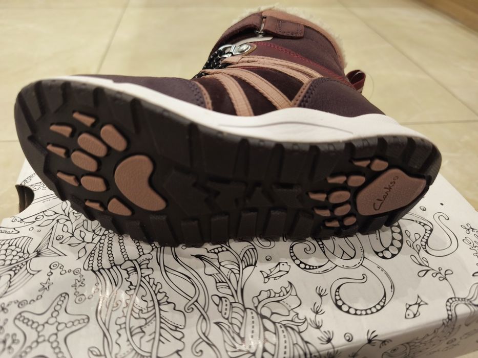 Нови детски ботуши за момиче Clarks, размер 28,5