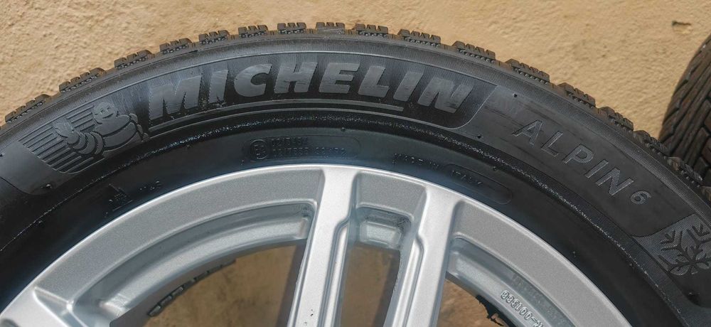 Jante/Roti Iarna Dezent 5x112 R16 + cauciucuri Michelin Alpin 6