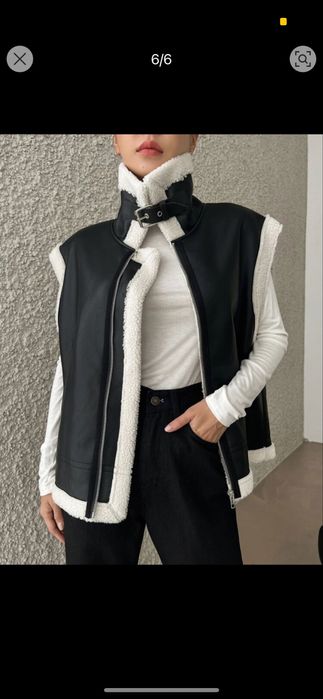 Кожен елек SHEIN