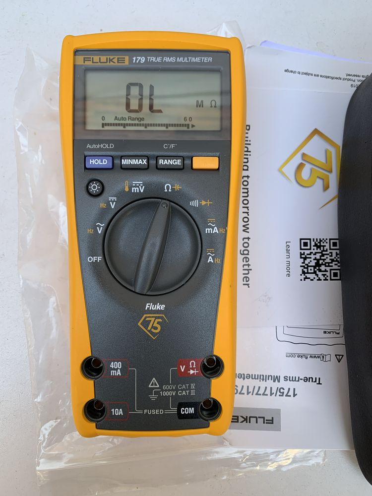 FLUKE 179 TRUE RMS MULTIMETER/ комбиниран прибор за измерване /пълен к