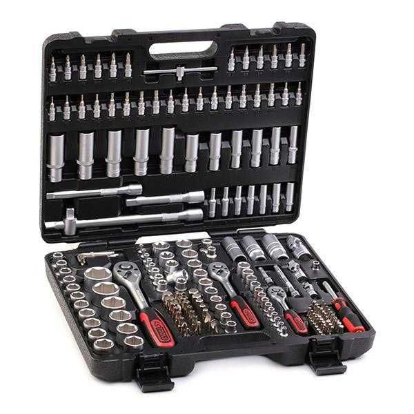 Гедоре KS TOOLS , 179 части, 1/4", 3/8", 1/2", Хром ванадий, мат