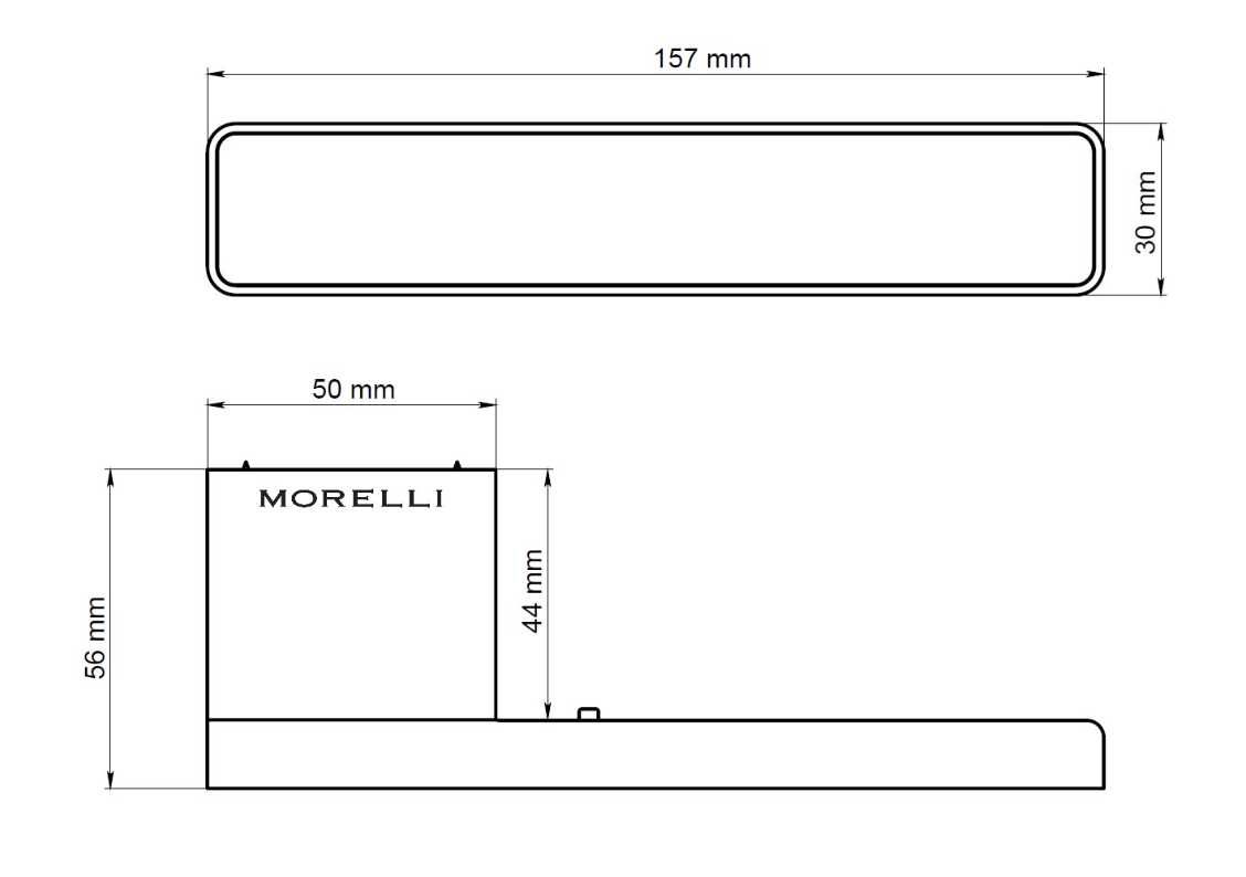 Дръжка MORELLI - New England - MH-63-S50 BL