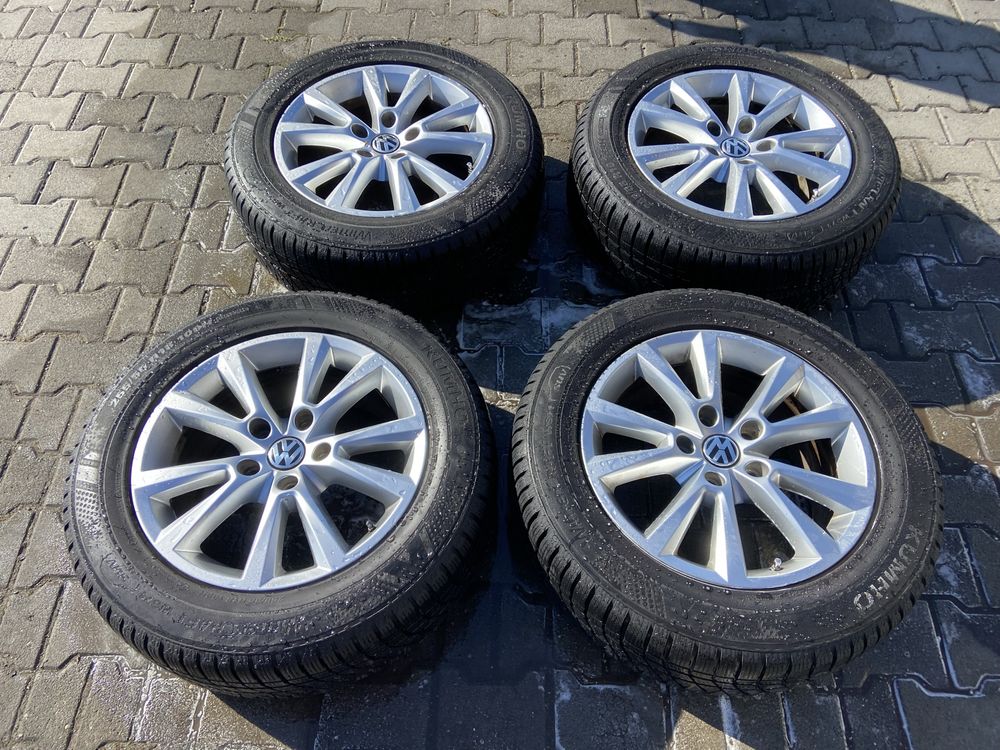 Джанти VW TOUAREG 18 цола с Зимни гуми KUMHO 255/50/18, Dot 22г