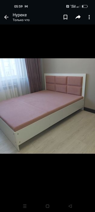 Двуспальная кровать под заказ 
Так как мастер я сам , за качес