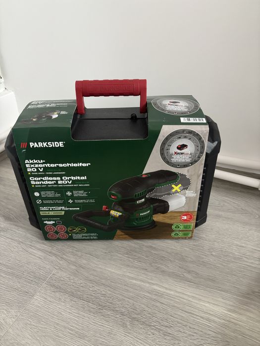 Parkside slefuitor orbital rotativ cu excentric polish