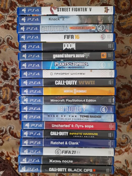 Комплект игр пс4 + PS4 PRO