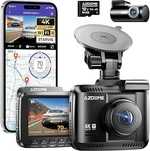 Camera auto de bord dashcam 4K GPS WiFi fata/spate card 64gb