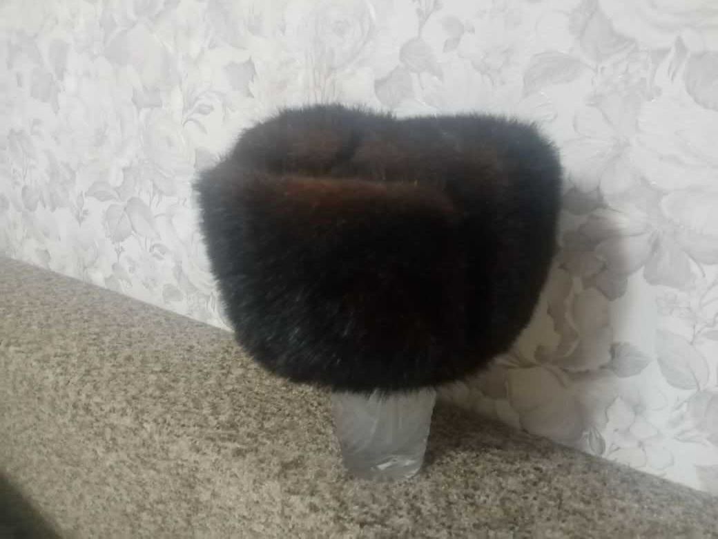 Продам мужскую норковою шапку.