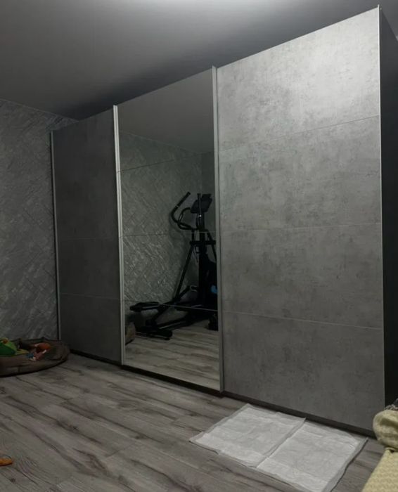 Шкаф купе в графитовом цвете
