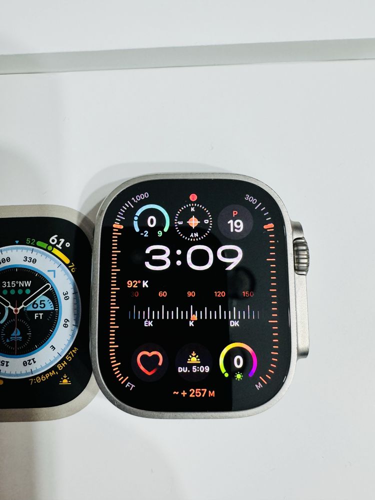 Apple watch ultra gps cellular titan,49mm, impecabil garantie