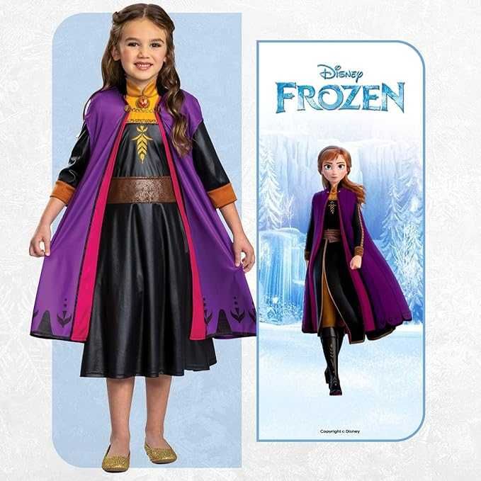 Детски костюм за карнавал парти на Анна Disney Frozen