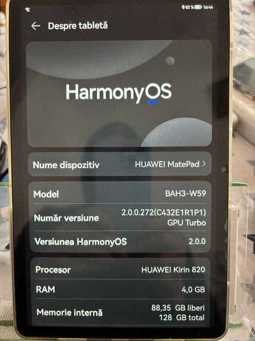 Tableta Huawei 10,4   cu  M-pencil si incarcator