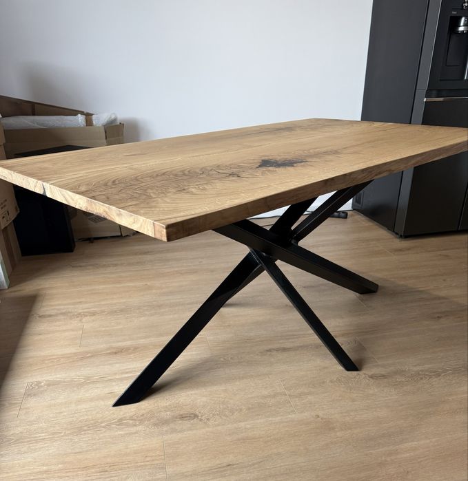 Masă dining blat brut stejar Urban Woods