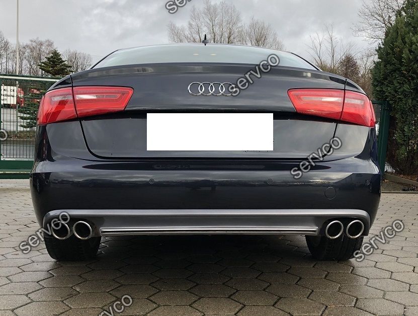 Prelungire spoiler difuzor bara spate Audi A6 4G C7 ver3