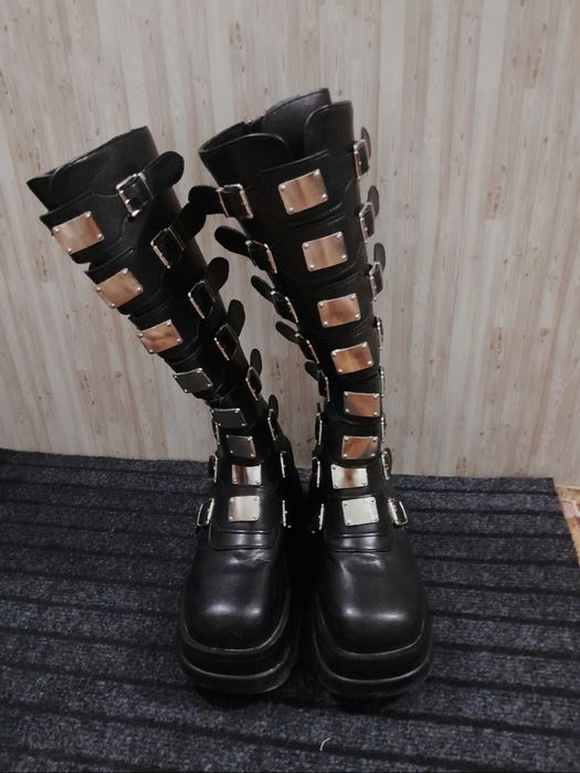 готические-нефорские массивные ботинки