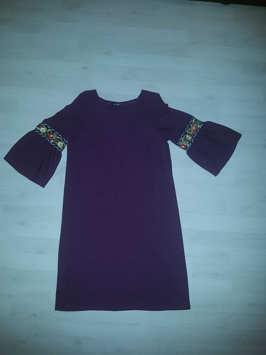 Rochie clopotel burgundy