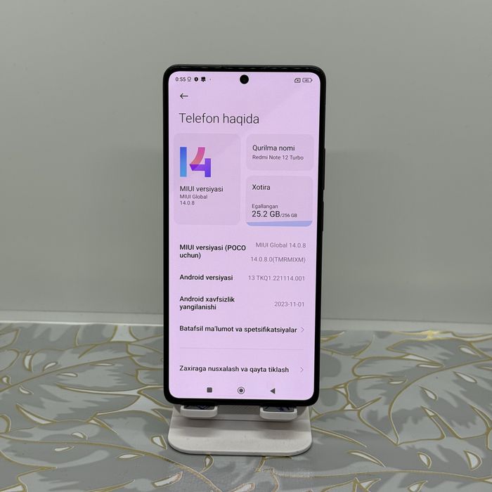 Redmi Note 12 Turbo plus 5G 256/8+8 Gb