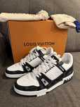 Louis Vuitton Trainers Black and White 36-46