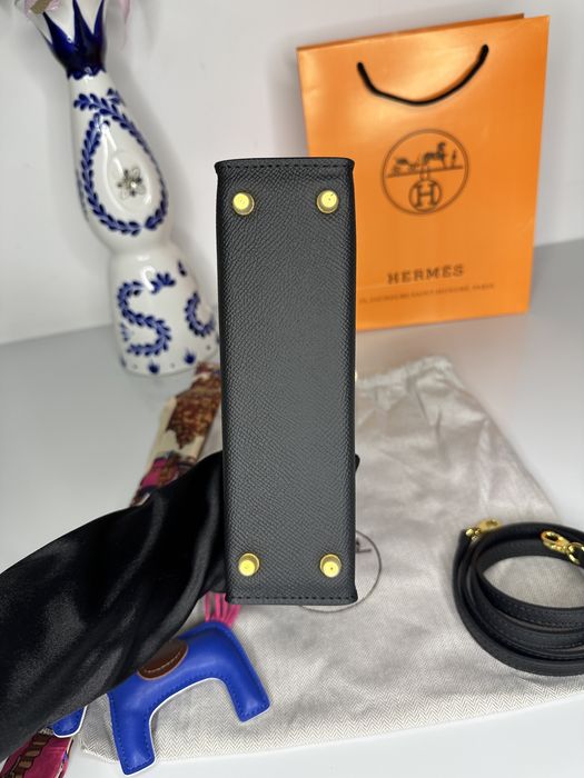 Geanta de lux HERMES Kelly mini 19  cm piele naturala 100% cadou c:60