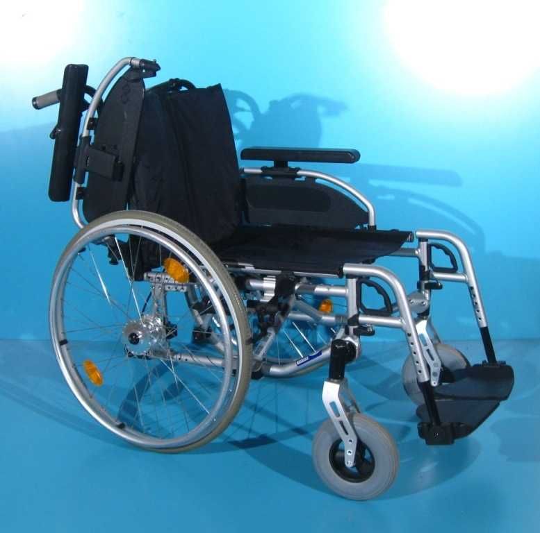 Scaun cu rotile ajustabil din aluminiu B+B / latime sezut 46 cm