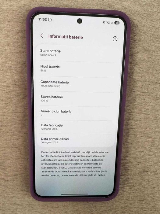 Samsung S25 512 gb nou, cu incarcator original, garantie si accesorii