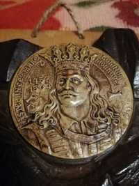 Placa decorativa istorica cu Stefan cel Mare