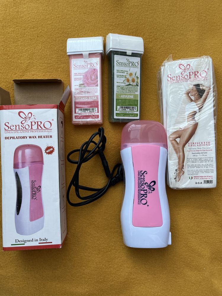 Set epilator cu ceara