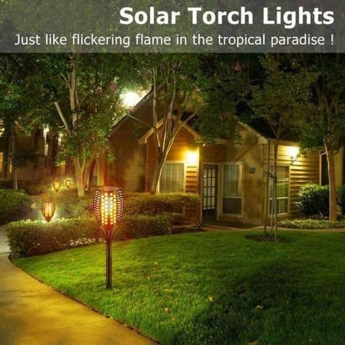 Соларна лампа Факла Имитираща огън